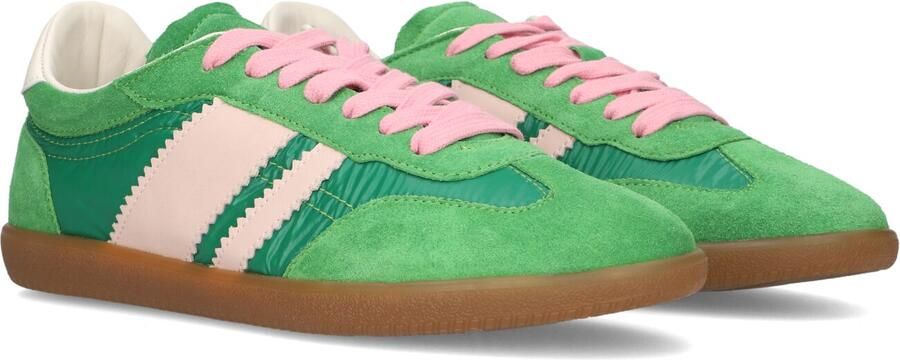 STEFANO LAURAN Lage Sneakers Dames 1white119 Textiel Groen - Foto 5