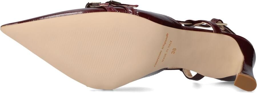 STEFANO LAURAN Slingbacks Dames 77212 Maat: 43 Materiaal: Lakleer Kleur: Rood - Foto 5