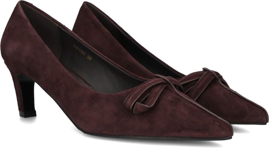 STEFANO LAURAN Pumps Dames H8180 Suède Bordeaux