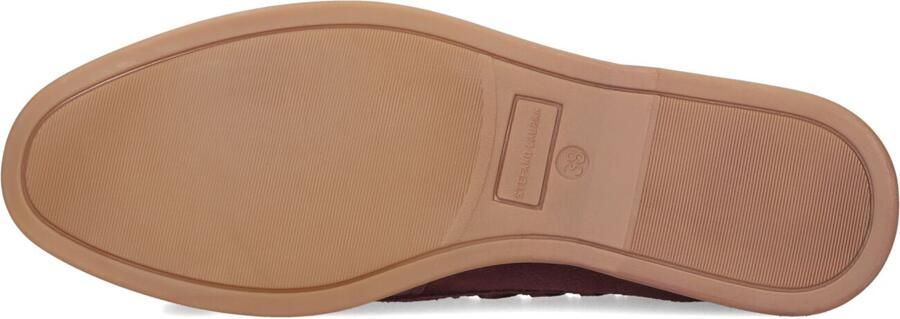 STEFANO LAURAN Instappers Dames Zalama-30 Maat: 37 Materiaal: Suède Kleur: Rood - Foto 4