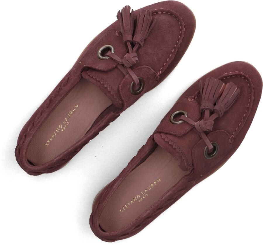 STEFANO LAURAN Instappers Dames Zalama-30 Maat: 37 Materiaal: Suède Kleur: Rood - Foto 2