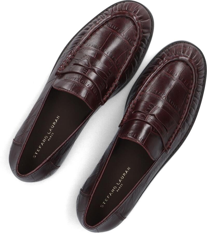 STEFANO LAURAN Loafers Dames Dk2805 Leer Bordeaux - Foto 2