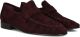 STEFANO LAURAN Loafers Dames E8171 Suède Bordeaux - Rood