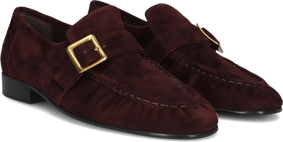 STEFANO LAURAN Loafers Dames E8172 Suède Bordeaux