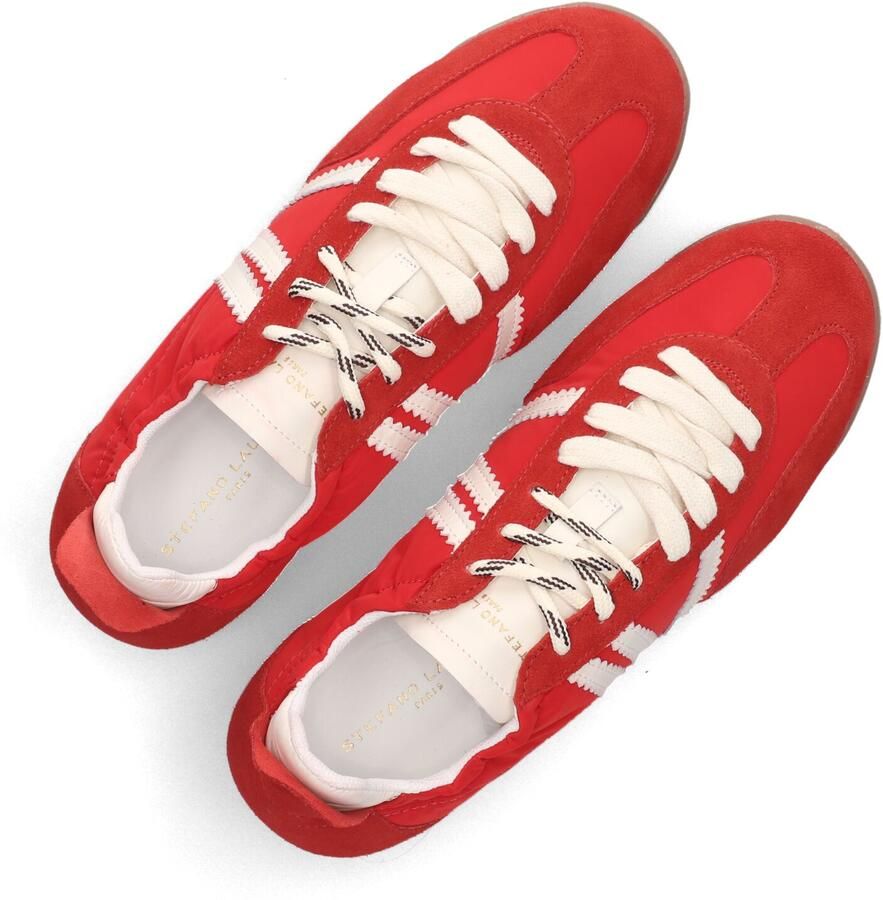 STEFANO LAURAN Lage Sneakers Dames 1back107 Textiel Rood - Foto 3