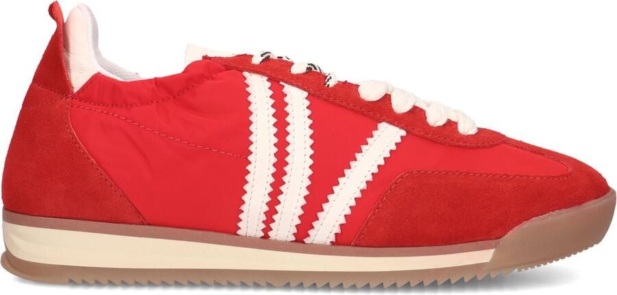 STEFANO LAURAN Lage Sneakers Dames 1back107 Textiel Rood