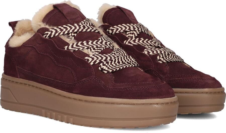 STEFANO LAURAN Lage Sneakers Dames Anemone-88 Suède Rood