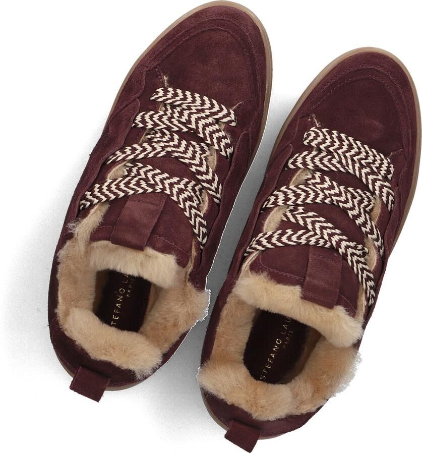 STEFANO LAURAN Lage Sneakers Dames Anemone-88 Suède Rood - Foto 4