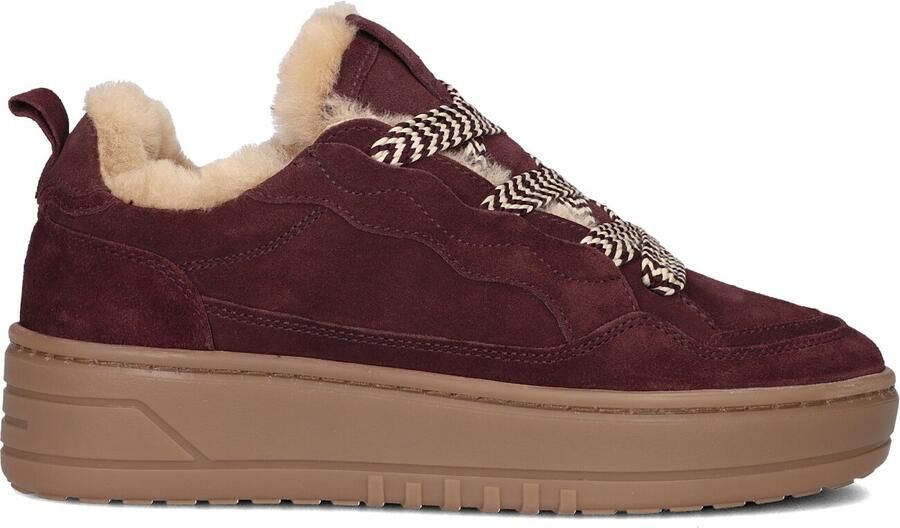 STEFANO LAURAN Lage Sneakers Dames Anemone-88 Suède Rood