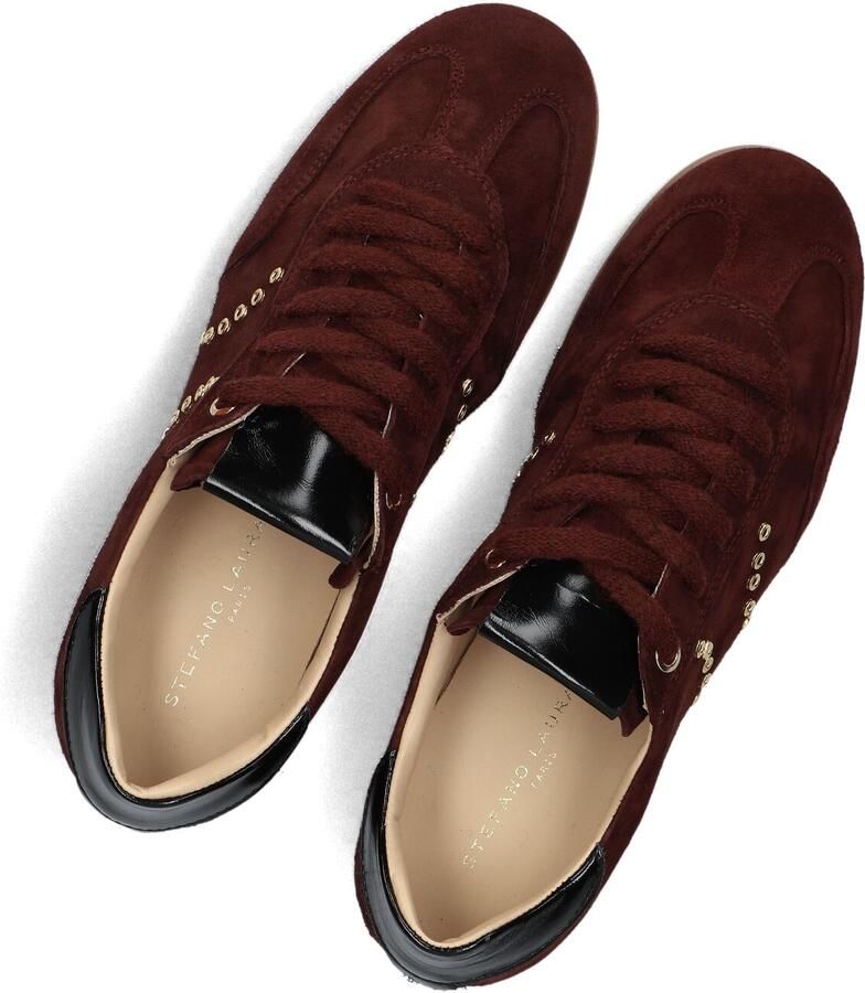STEFANO LAURAN Lage Sneakers Dames Benedetta Bordeaux - Foto 2