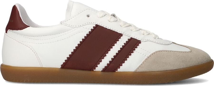 STEFANO LAURAN Lage Sneakers Dames 1white117 Leer Wit