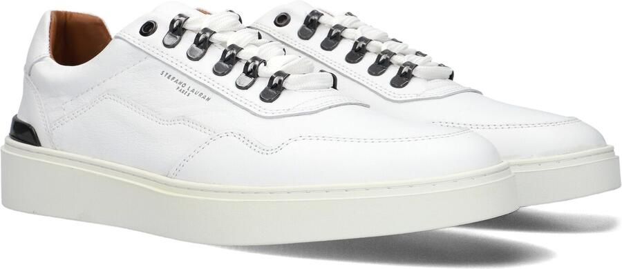 STEFANO LAURAN Lage Sneakers Heren Lj2502 Leer Wit