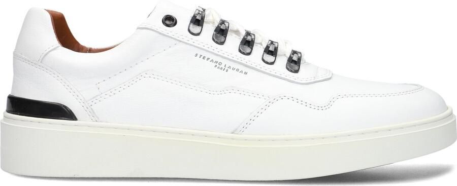 STEFANO LAURAN Lage Sneakers Heren Lj2502 Leer Wit