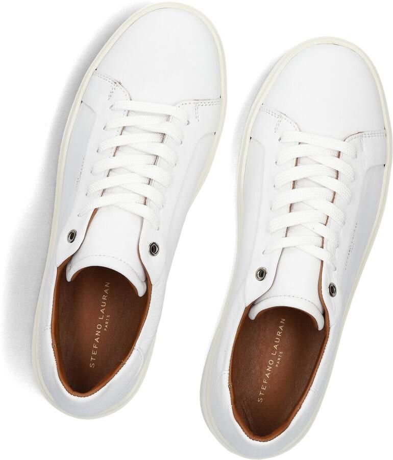 STEFANO LAURAN Lage Sneakers Heren Lj2503 Leer Wit - Foto 3