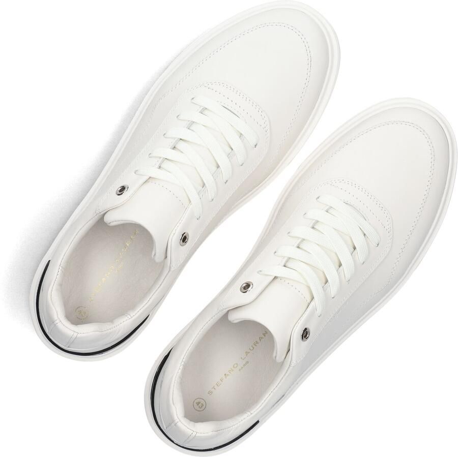 STEFANO LAURAN Lage Sneakers Heren Star 001 Leer Wit - Foto 3