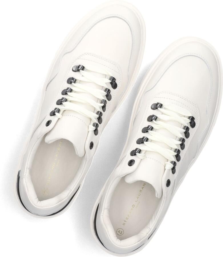 STEFANO LAURAN Lage Sneakers Heren Star 003 Leer Wit - Foto 3