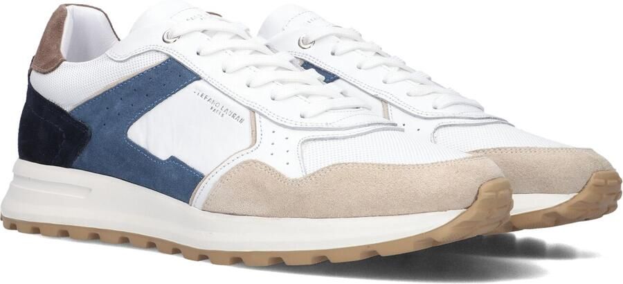 STEFANO LAURAN Lage Sneakers Heren Star 005 Textiel Wit - Foto 2