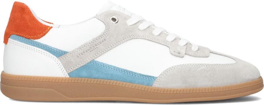 STEFANO LAURAN Lage Sneakers Heren Star 18 Leer Wit