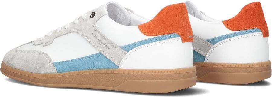 STEFANO LAURAN Lage Sneakers Heren Star 18 Leer Wit - Foto 3