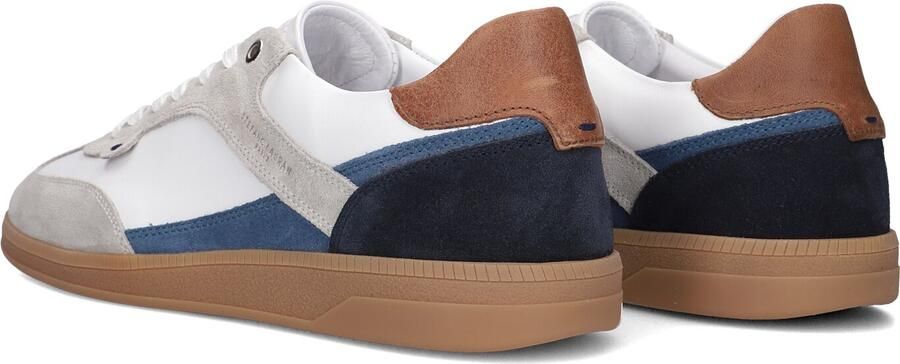 STEFANO LAURAN Lage Sneakers Heren Star 18 Leer Wit - Foto 5