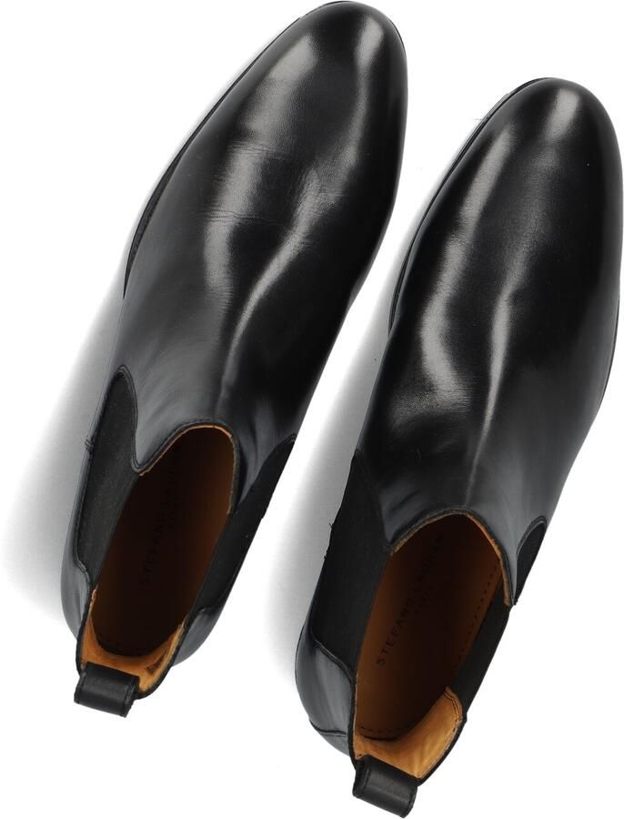 STEFANO LAURAN Chelsea Boots Heren Art-4001 Leer Zwart - Foto 2