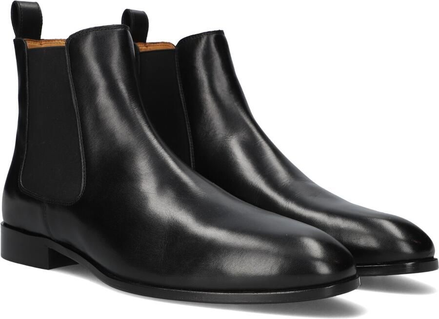 STEFANO LAURAN Chelsea Boots Heren Art-4001 Leer Zwart