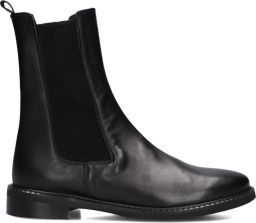 STEFANO LAURAN Chelsea Boots Dames Elga Leer Zwart
