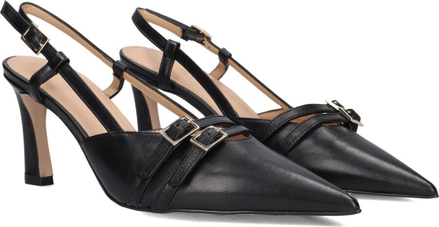 STEFANO LAURAN Slingbacks Dames 77212 Maat: 43 Materiaal: Leer Kleur: Zwart