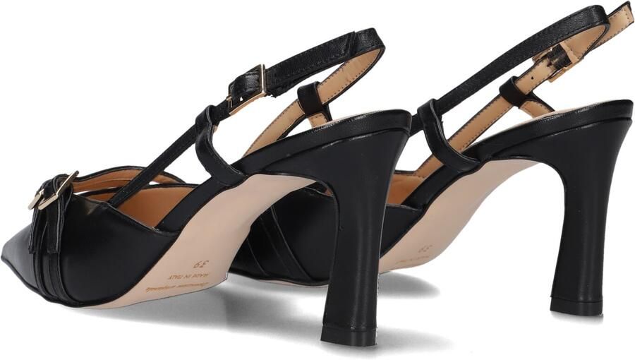 STEFANO LAURAN Slingbacks Dames 77212 Maat: 39 Materiaal: Leer Kleur: Zwart - Foto 3