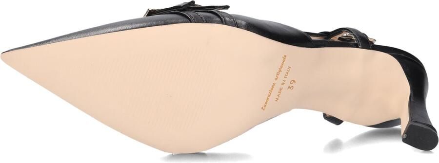 STEFANO LAURAN Slingbacks Dames 77212 Maat: 39 Materiaal: Leer Kleur: Zwart - Foto 5