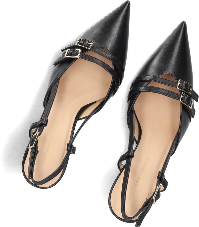 STEFANO LAURAN Slingbacks Dames 77212 Maat: 39 Materiaal: Leer Kleur: Zwart - Foto 2