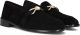 STEFANO LAURAN Loafers Dames Dk8174 38 5 Suède Zwart - Zwart