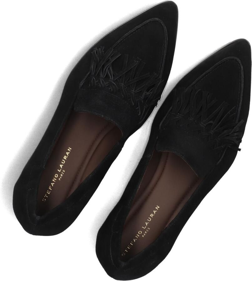 STEFANO LAURAN Loafers Dames E2574 Suède Zwart - Foto 2