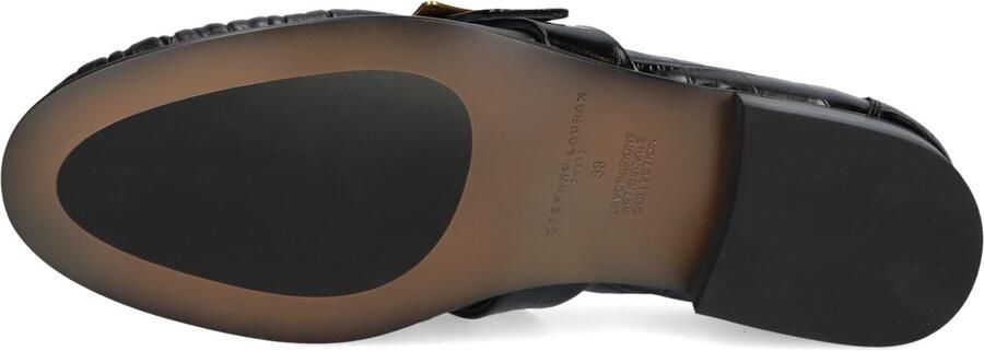 STEFANO LAURAN Loafers Dames E8172 39 5 Lakleer Zwart - Foto 5