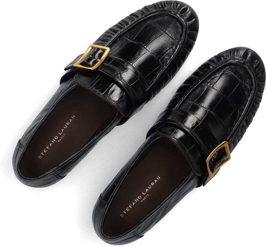 STEFANO LAURAN Loafers Dames E8172 39 5 Lakleer Zwart - Foto 2