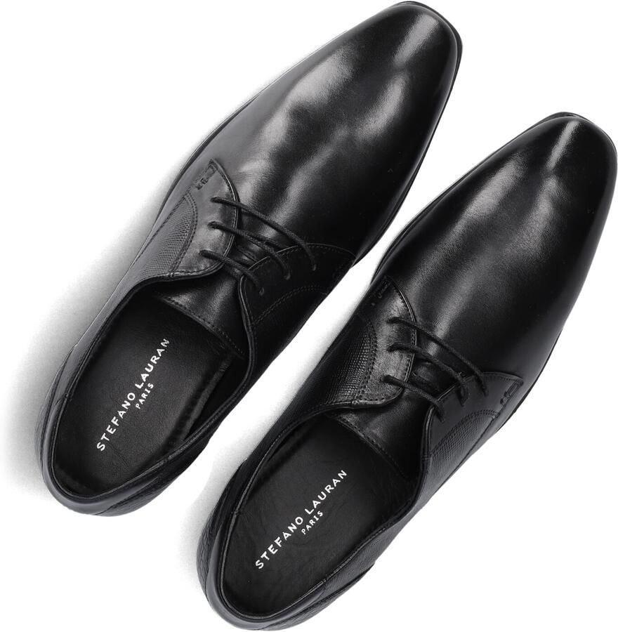 Stefano Lauran 84708 Nette schoenen Business Schoenen Heren Zwart