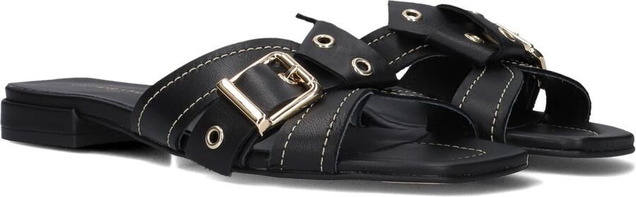 STEFANO LAURAN Slippers Dames 25037 Maat: 40 Materiaal: Leer Kleur: Zwart