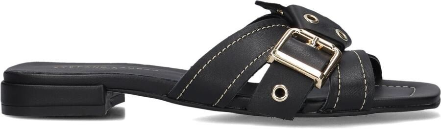 STEFANO LAURAN Slippers Dames 25037 Maat: 40 Materiaal: Leer Kleur: Zwart - Foto 4