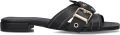 STEFANO LAURAN Slippers Dames 25037 Leer Zwart - Zwart