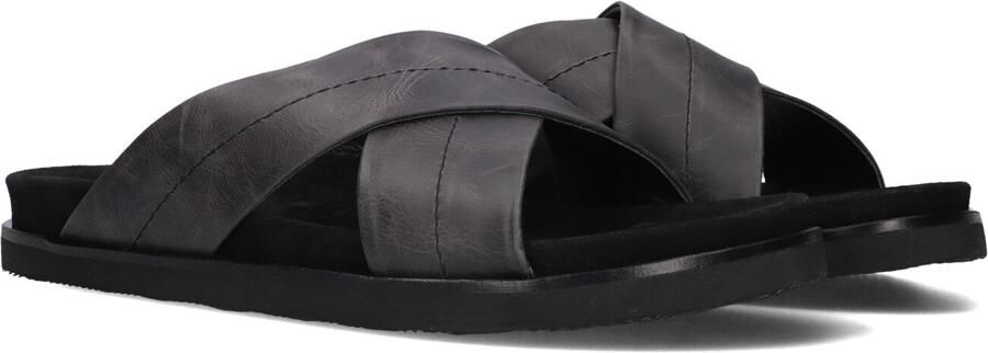 STEFANO LAURAN Slippers Heren 26002 Maat: 46 Materiaal: Leatherlook Kleur: Zwart