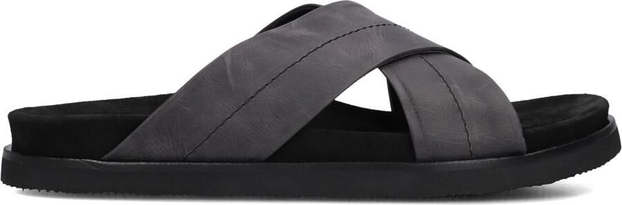 STEFANO LAURAN Slippers Heren 26002 Maat: 46 Materiaal: Leatherlook Kleur: Zwart - Foto 3