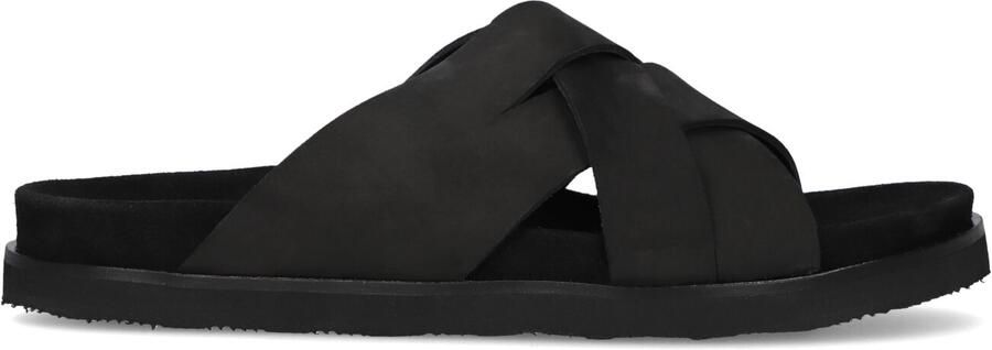STEFANO LAURAN Slippers Heren 26003 Maat: 41 Materiaal: Leer Kleur: Zwart - Foto 5