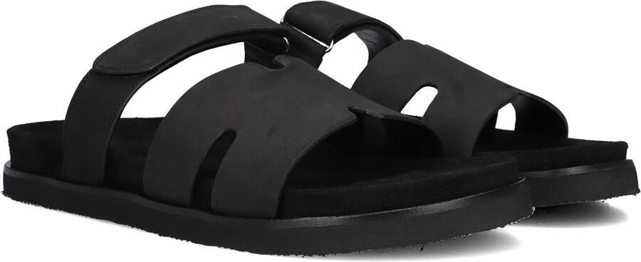 STEFANO LAURAN Badslippers Heren 26004 Maat: 42 Materiaal: Leatherlook Kleur: Zwart