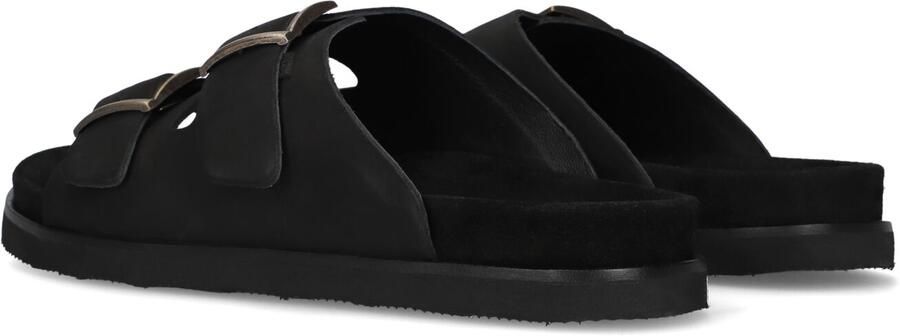STEFANO LAURAN Slippers Heren 26006 Maat: 42 Materiaal: Leer Kleur: Zwart - Foto 4