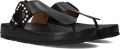 STEFANO LAURAN Teenslippers Dames Dk5668 Leer Zwart - Zwart