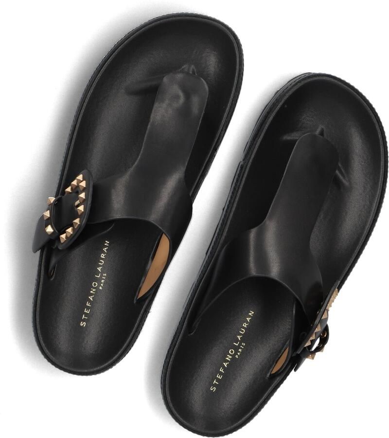 STEFANO LAURAN Zwarte Slippers Dk5668 - Foto 2