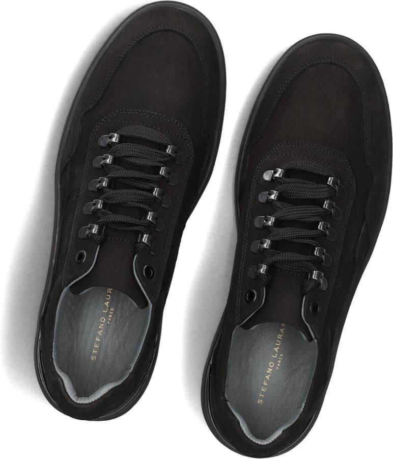 STEFANO LAURAN Lage Sneakers Heren Lj2502 Nubuck Zwart - Foto 4