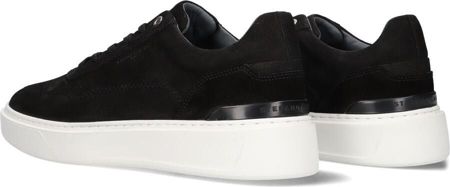 STEFANO LAURAN Lage Sneakers Heren Star 001 Nubuck Zwart - Foto 5