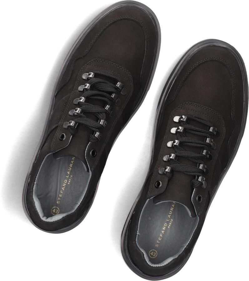 STEFANO LAURAN Lage Sneakers Heren Star 003 Nubuck Zwart - Foto 3