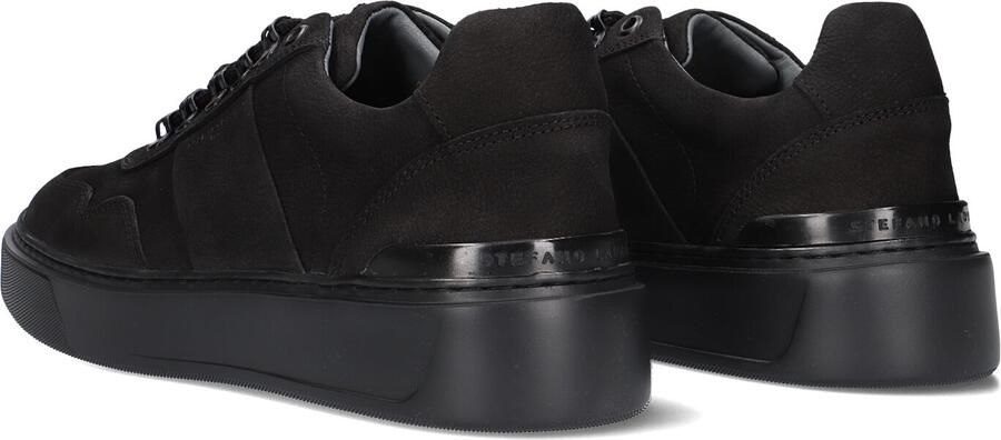 STEFANO LAURAN Lage Sneakers Heren Star 003 Nubuck Zwart - Foto 2